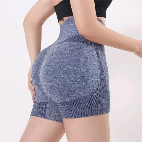 Women Yoga Shorts High Waist Workout Shorts Fitness Yoga Lift Butt Fitness Ladies Yoga Gym Running Short Pants Sportswear - Zen Fit Plus