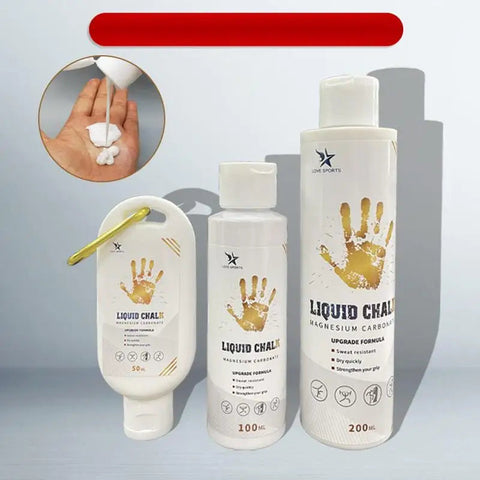 50/100/200ml Liquid Chalk Sports Magnesium Powder Fitness Weight Lifting Anti Slip Cream Grip Weight Lifting Climbing Gym Sports Zen fit plus