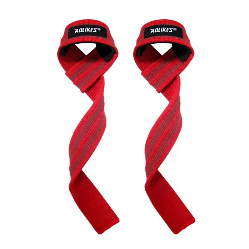 AOLIKES Weightlifting Wrist Straps Strength Training Adjustable Non-slip Gym Fitness Lifting Strap Wrist Support Grip Band Zen fit plus