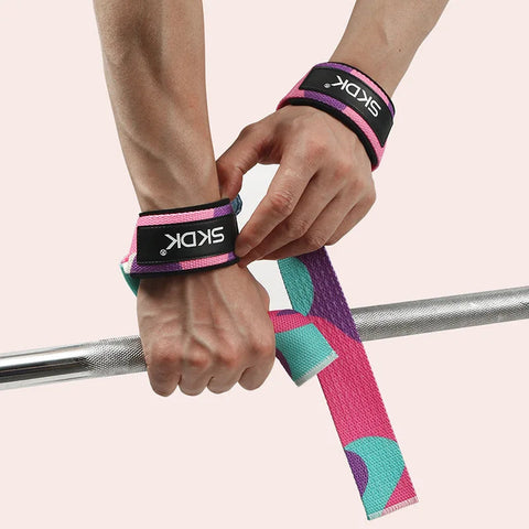 Weightlifting Wrist Straps Strength Training Adjustable Non-slip Gym Fitness Lifting Strap Wrist Support Grip Band Powerlifting Zen fit plus