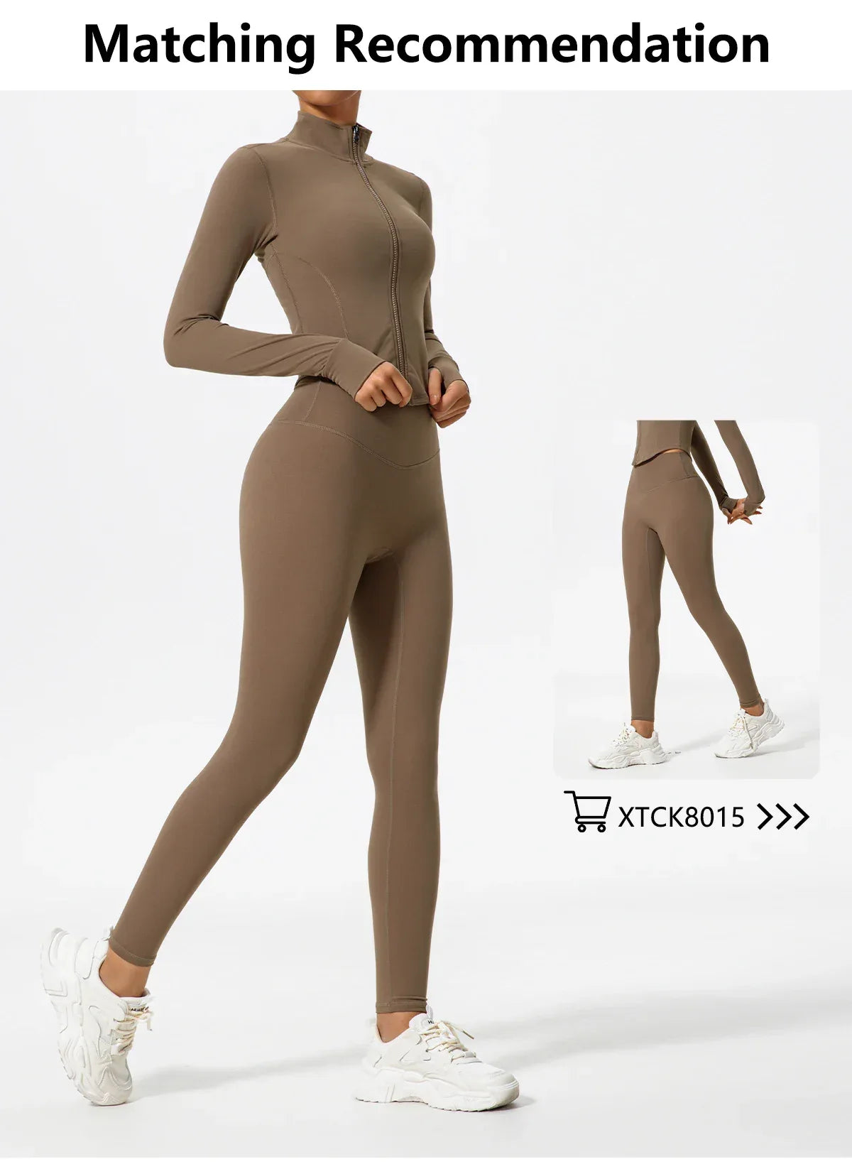 Hearuisavy Ultra-Soft Fabrics Casual Tight Sports Jackets Women Zipper Yoga Clothes Female Quick-Dry Long Sleeve Sportswear - Zen Fit Plus