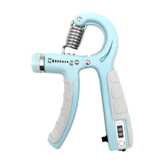 10-100Kg Adjustable Hand Grip Strengthener Trainer With Counter Wrist Forearm And Exerciser For Muscle Building Strength Zen Fit Plus