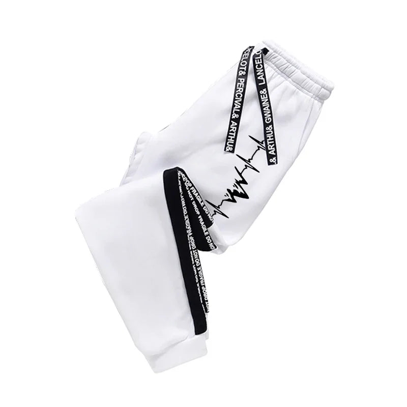 Mens Tracksuit Daily Casual Versatile Print Street Clothing Harajuku Hooded Sweatshirt Sweatpants Jogging High Quality Outfits Zen fit plus