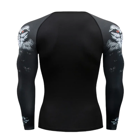 Gym Compression Dry Fit Men's Long Sleeves Fitness T-shirt Spring And Autumn Outdoor Sports Running Tees Sportswear Tops T-shirt - Zen Fit Plus