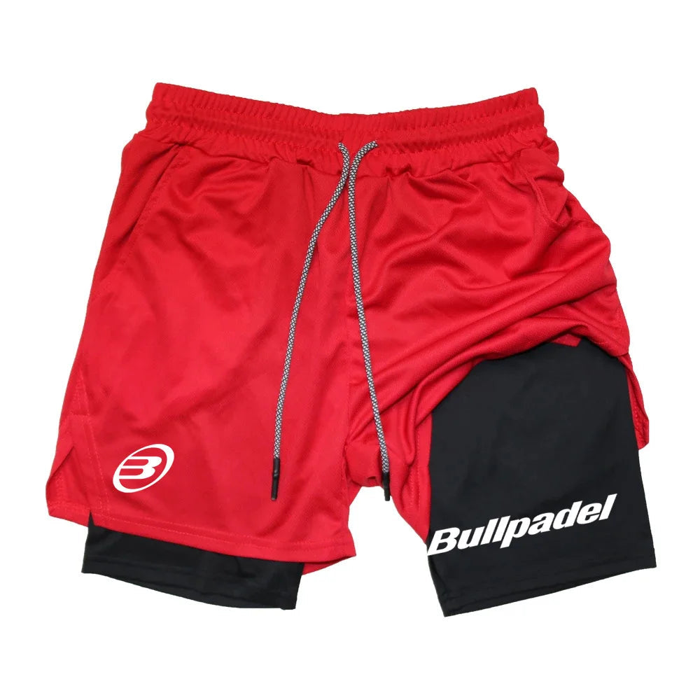 New Men's Padel Sport Shorts Summer Male Breathable Tennis Shorts Quick-Drying Badminton Trousers Outdoor Running Sportwear Zen fit plus