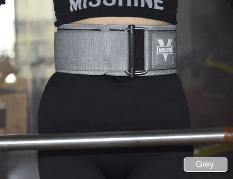 GOBYGO 1Pcs Fitness Weightlifting Belt Squat Pull-Up Gym Strength Lifting Adjustable Lumbar Support Metal Buckle Cross Training - Zen Fit Plus