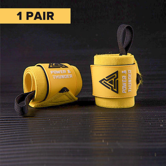 1 Pair Premium Wrist Support Fitness Wristbands Protect Your Wrist During GYM Workouts Ideal for Intense Bench Press Deadlift Zen fit plus