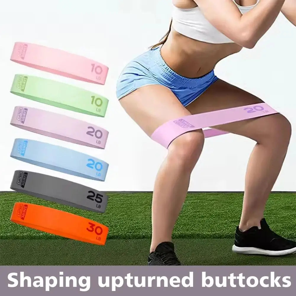 Yoga Elastic Bands Portable Pilates Hip Circle Expander Resistance Latex Exercise Fitness Bands Belt Tension Family Gym U2F2 Zen fit plus