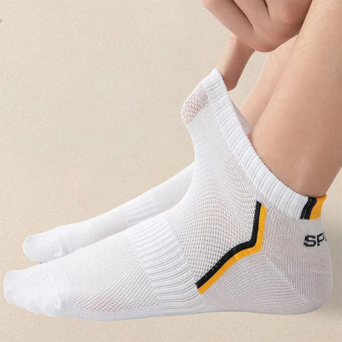 5 Pairs Men Summer Socks Trendy Fashionable Simple Versatile Men Ankle Socks Comfortable Lightweight Breathable Casual Socks - Zen Fit Plus