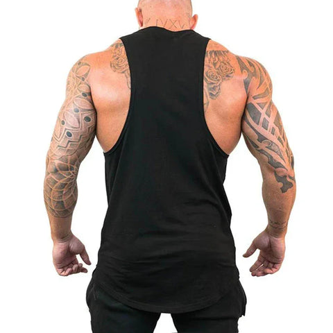 MACHINE FITNESS JUST GYM Bodybuilding Tank Top Mens Workout Vest Cotton Sleeveless shirt Jogger clothing Muscle Stringer Singlet - Zen Fit Plus