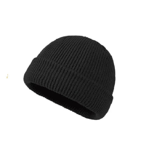 Knitted Hat for Men & Women Caps Wool Fashion Simple Warm Skullies Beanies Solid Autumn Winter Beanie Cap Trendy Style Zen Fit Plus