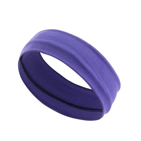 Men Sport Elastic Headbands Thick Non-Slip Sweatband Sports Gym Headband Women Men Breathable Basketball Fitness Yoga Hair Band Zen Fit Plus