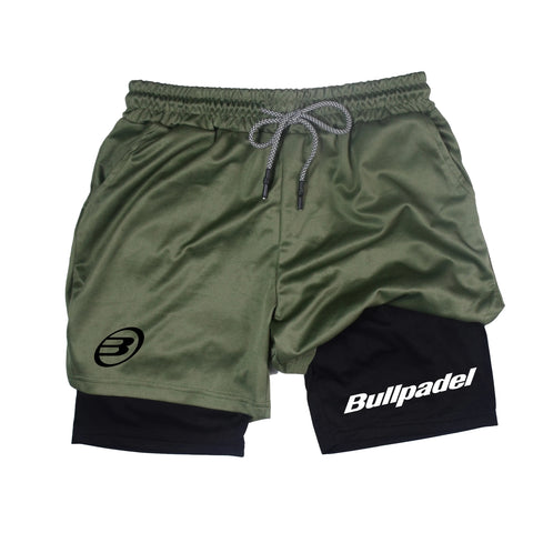 New Men's Sport Shorts Summer Male Breathable Tennis Bullpadel Shorts Quick-Drying Badminton Trousers Outdoor Running Sportwear Zen fit plus