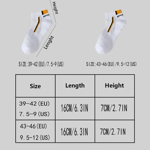 5 Pairs Men Summer Socks Trendy Fashionable Simple Versatile Men Ankle Socks Comfortable Lightweight Breathable Casual Socks - Zen Fit Plus