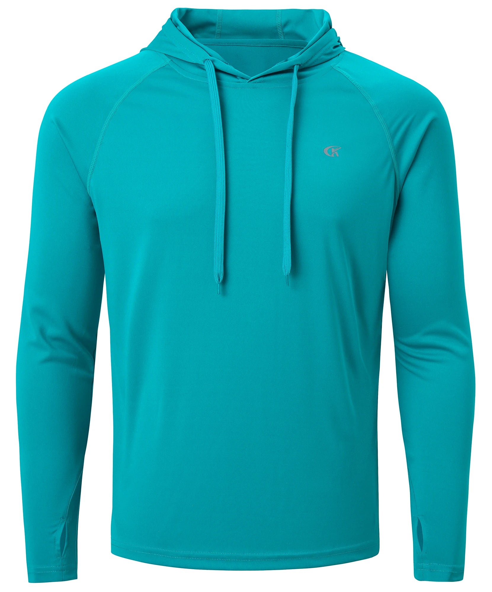 Summer Men's Long Sleeve UPF 50+ Hoodie Shirts, Rash Guard Quick Dry Lightweight T-shirt for Outdoor Jogger Sport Pullover Zen fit plus
