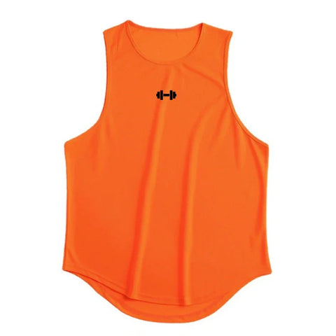 Summer Men's Running Vest Gym Tank Tops Fitness Clothing Quick-drying Loose Bodybuilding Sleeveless Shirt Basketball Singlets Zen fit plus