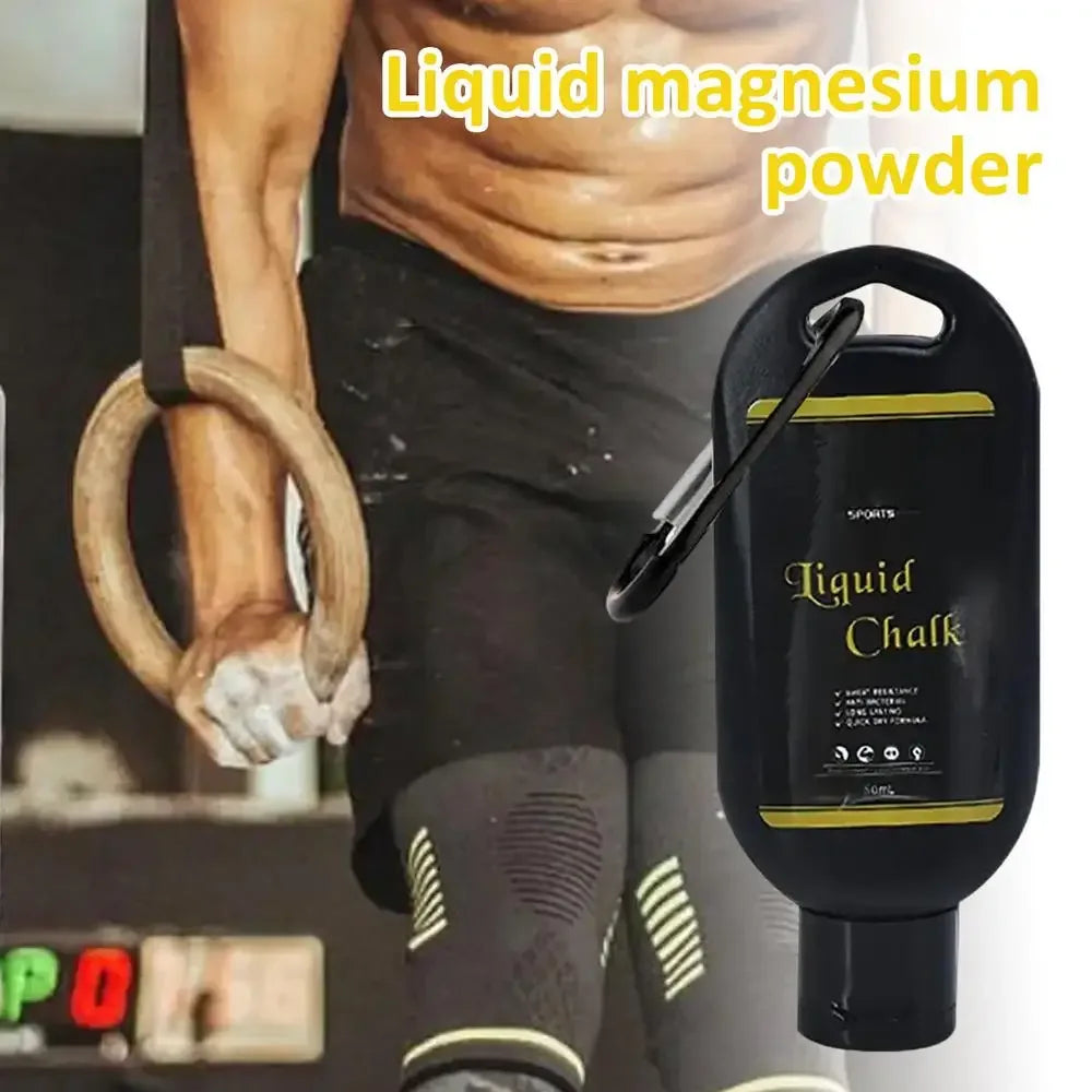30/50/100ml Sports Liquid Chalk Magnesium Powder Fitness Weight Lifting Non-slip Cream Grip Weight Lifting Climbing Gym Sports - Zen Fit Plus
