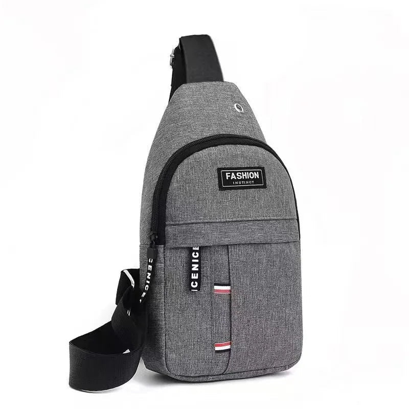 Chest Bags Men's One Shoulder Crossbody Bag Large Capacity Outdoor Sports Leisure Fashion Small Shoulder Bag Backpack Men's Zen fit plus