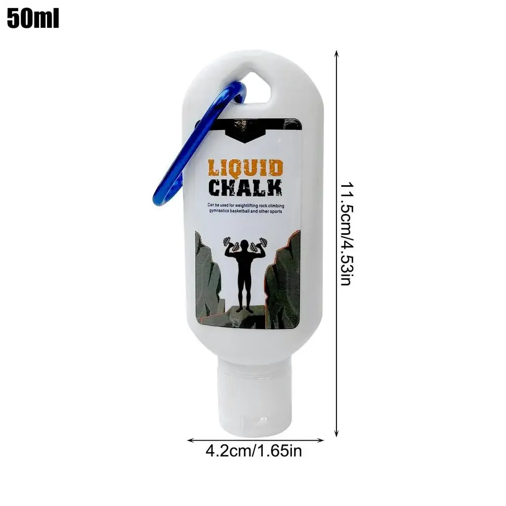 50ml/100ml Liquid Chalk Sweat-Resistant Workout Magnesium Powder Anti-slip Cream Grip Weight Lifting Climbing Gym Sports Chalk - Zen Fit Plus