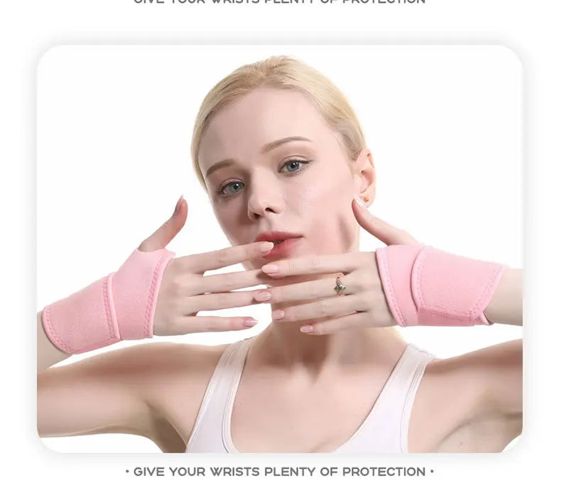 Unisex Wrist Guard Band Brace Support Carpal Tunnel Sprains Strain Gym Strap Sports Pain Relief Wrap Bandage Protective Gear Zen fit plus