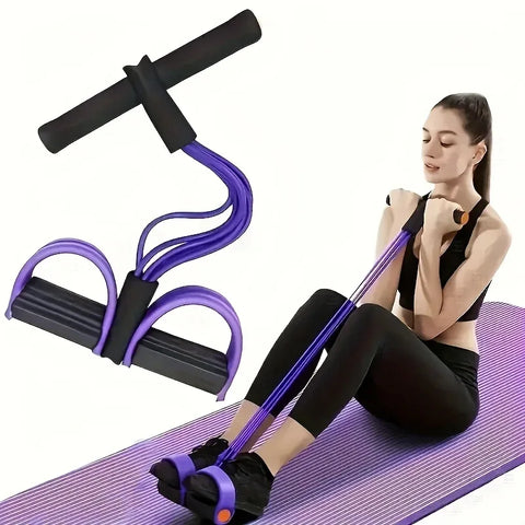 Fitness Pedal Rope, Multifunctional Stretching and Training Equipment, Used for Abdominal, Waist, Arm, and Leg Muscle Workouts, with Home Exercise Equipment for All Users - Zen Fit Plus