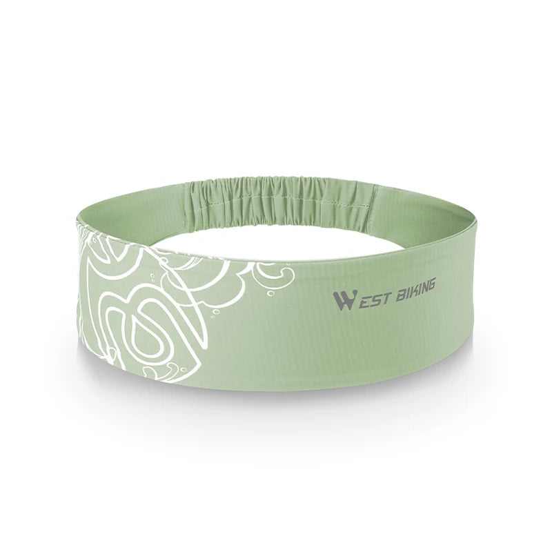WEST BIKING Outdoor Sports Headband High Elastic Non-slip Moisture Wicking Headband Men Women Running Cycling Fitness Headwear Zen fit plus