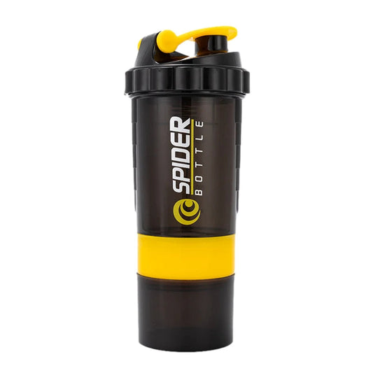 3 Layers Shaker Protein Bottle Powder Shake Cup Large Capacity Water Bottle Plastic Mixing Cup Body-Building Exercise Bottle Zen fit plus