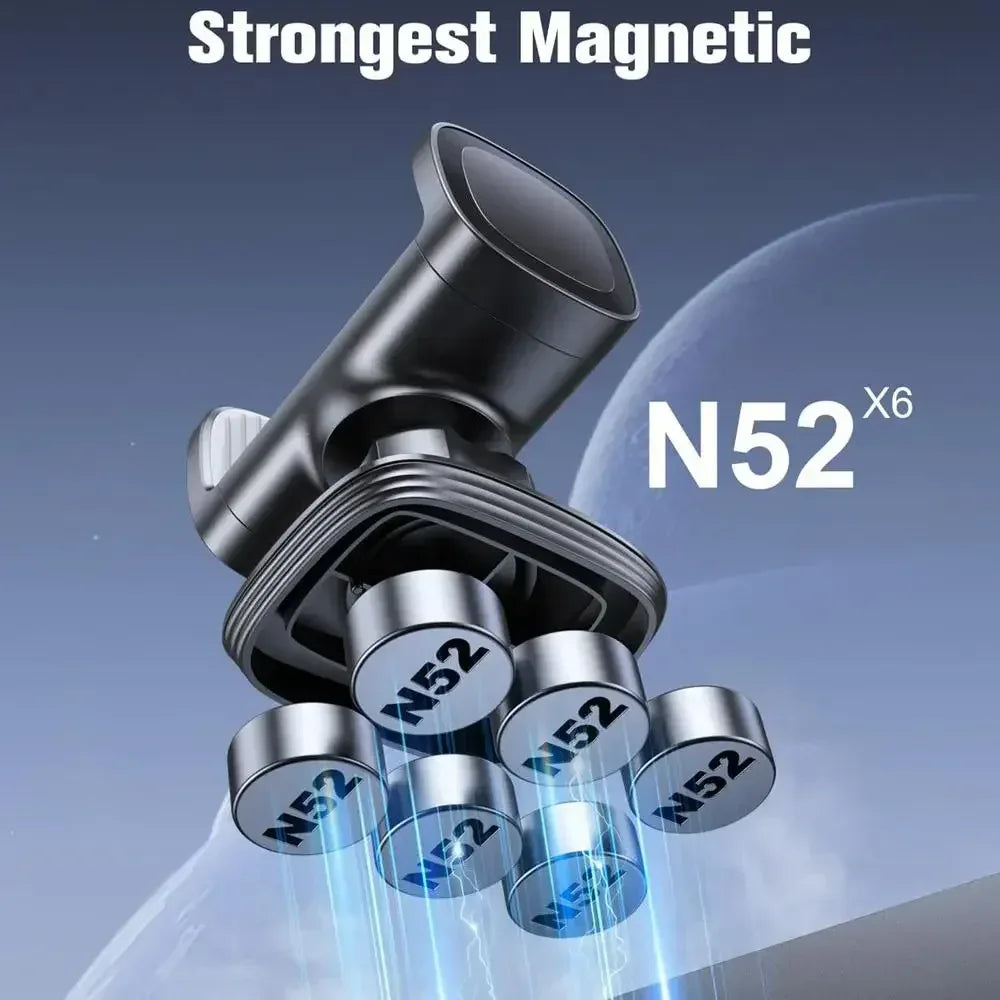 Gym Magnetic Phone Holder 360 Adjustable Stand For Cell Phone Compatible With 4-7" Smartphones Alloy Base And Joint - Zen Fit Plus