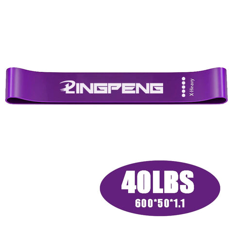 LINGPENG Resistance Band Set for Men and Women 5 Elastic Bands with Different Resistance Levels for Long Workouts Home Gym Zen fit plus