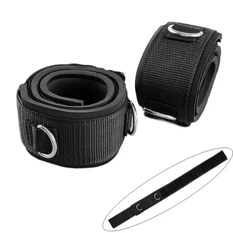 Fitness Thigh Straps Adjustable D-Ring Ankle Straps For Gym Cable Machine Neoprene Padded Leg Cuffs Strength Training Equipments Zen fit plus