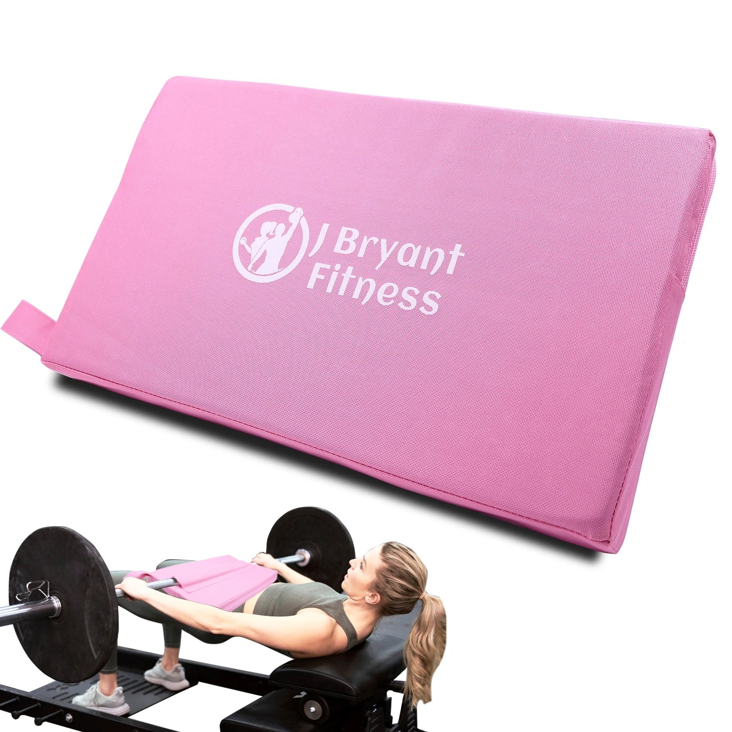 Square Hip Thrust Pad Extra Thick Foam Cushion for Barbell Weightlifting Hip Thrusts Glute Bridges Premium Home Gym Equipment Zen fit plus