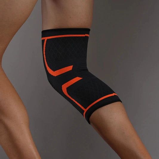 1 Pc Elastic Breathable Compression Knee Support Sleeve for Basketball Running Cycling Zen Fit Plus