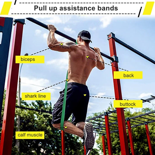 Latex Stretch Resistance Band Expander Elastic Bands For Sport Pull Up Assistance Band Home Workout Pilates Gym Equipment Zen fit plus