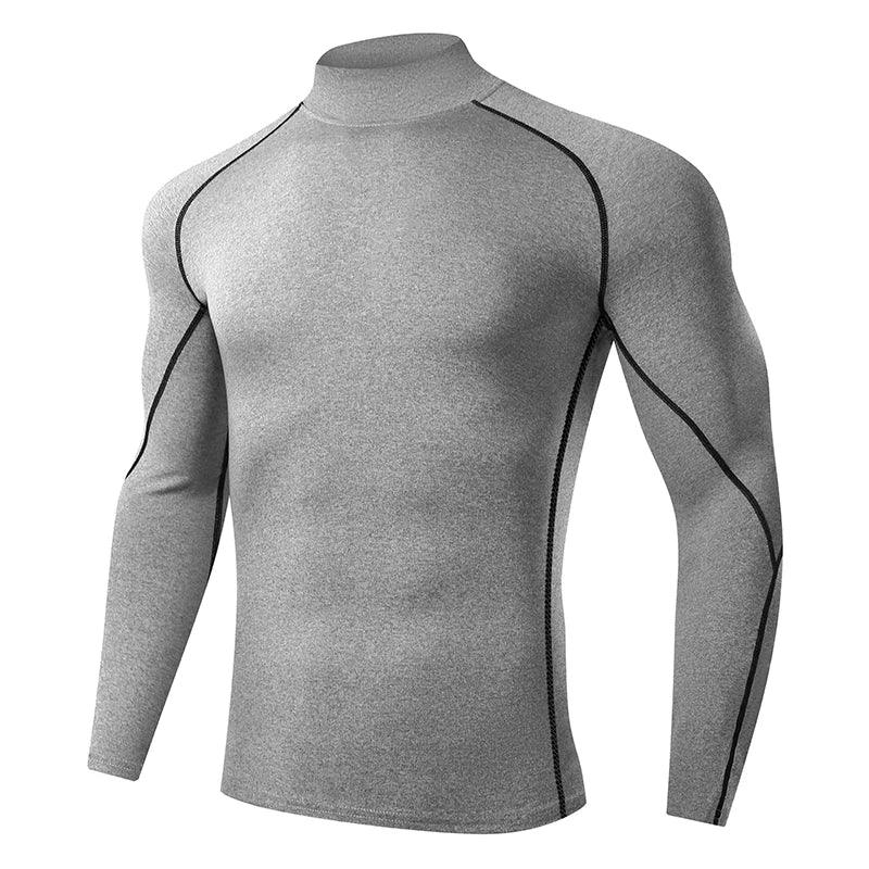 Men Running T shirt Quick Dry Bodybuilding Sport Shirt Long Sleeve Compression Top Fitness Tight Rashgard Gym T-Shirt Men - Zen Fit Plus