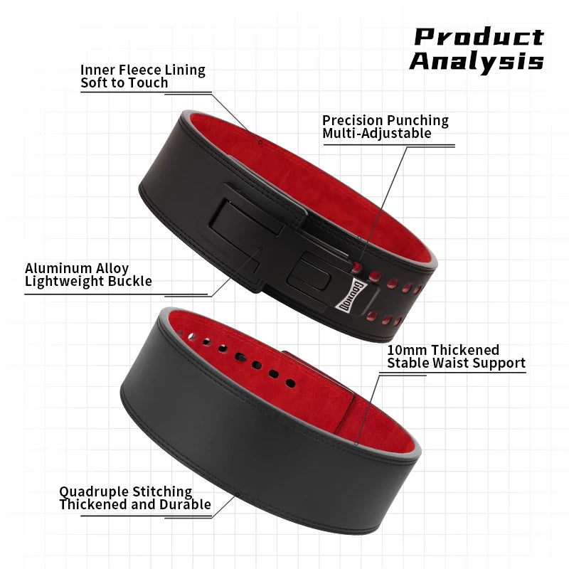 Weightlifting Wide Belt Fitness Protective Gear Powerlifting Belty Gym Barbell Squat Deadlift Strength Waist Support Lever Belt Zen fit plus