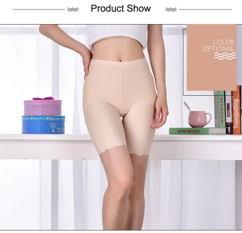 Seamless Safety Short Pants Summer Women Plus Size Boxers For Female Anti Rub Safety Shorts Under Skirt Panties Underwear 3XL - Zen Fit Plus