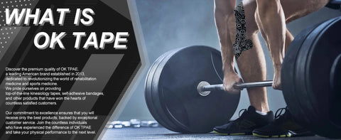 OK TAPE PRO 31.5Mx5CM Bulk Kinesiology Tape 31.5M, Original Elastic Latex Free Kinesiology Therapeutic Tape, Gym Relief Pain - Zen Fit Plus