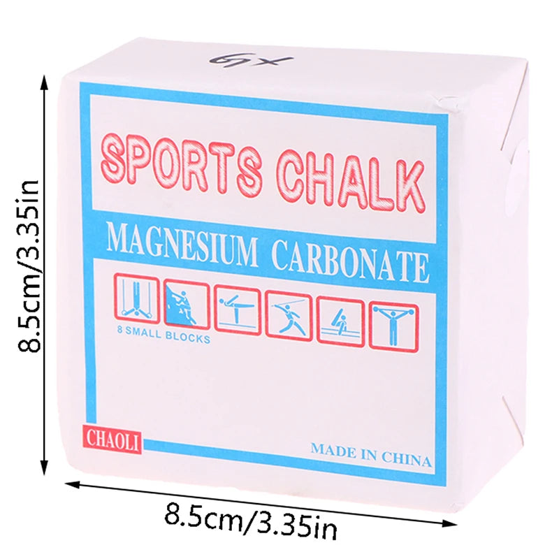 1Box Magnesium Powde Block Anti-Skid Powde Weight Lifting Dumbbells Gym Equipment Sports Chalk Block Sporting Supplies Zen fit plus