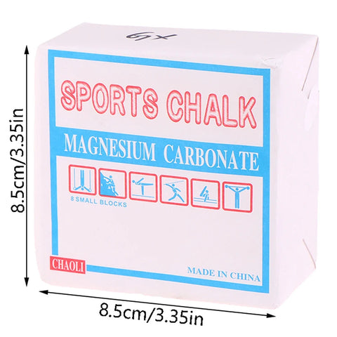 1Box Magnesium Powde Block Anti-Skid Powde Weight Lifting Dumbbells Gym Equipment Sports Chalk Block Sporting Supplies Zen fit plus
