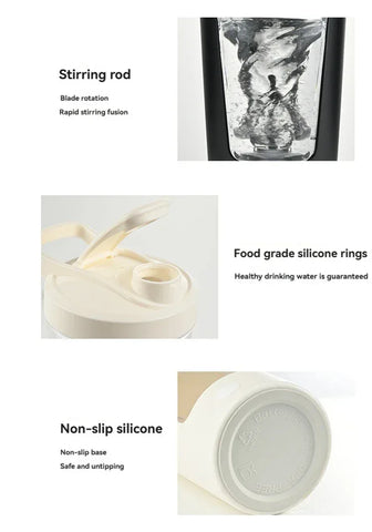 Electric Protein Shaker Bottle Mixing cup Automatic Self Stirring Mug Coffee Milk Cup Portable Blender Sports Fitness Kettle 35 - Zen Fit Plus