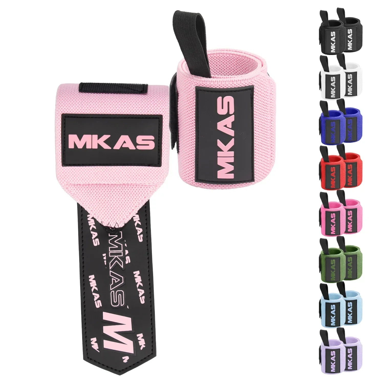2PCS Wristband Wrist Support Weight Lifting Gym Training Wrist Support Brace Straps Wraps Crossfit Powerlifting Zen fit plus