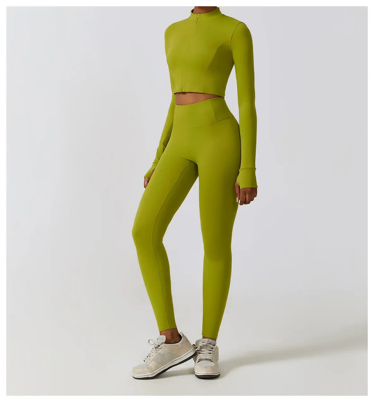 Hearuisavy Autumn Elasticity Yoga Jacket Outdoor Running Sports Jacket Female Gym Zipper Tight Fitting Jacket Women Sportswear - Zen Fit Plus