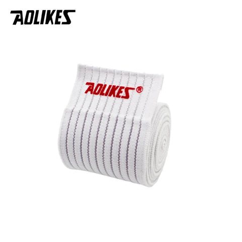 AOLIKES 1PC 40-180cm Compression Bandage Protector Knee Support Brace Sports Elastic Elbow Straps Leg Bands Bandage Workout Wrap Zen fit plus