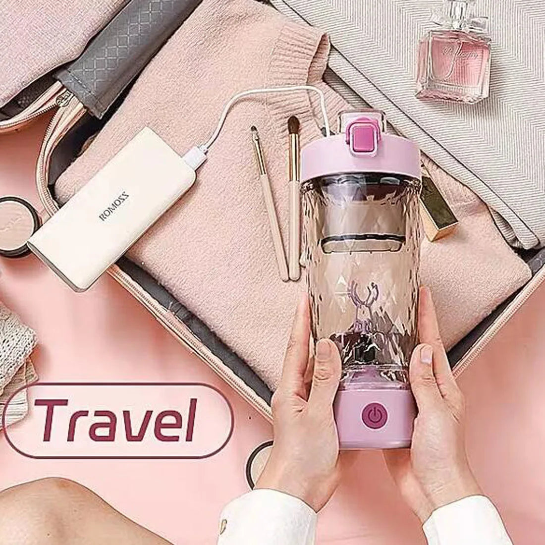 650ml Electric Protein Powder Mixing Cup Automatic Shaker Bottle Mixer Shake Bottle Milk Coffee Blender Kettle fro Gym outdoor Zen fit plus