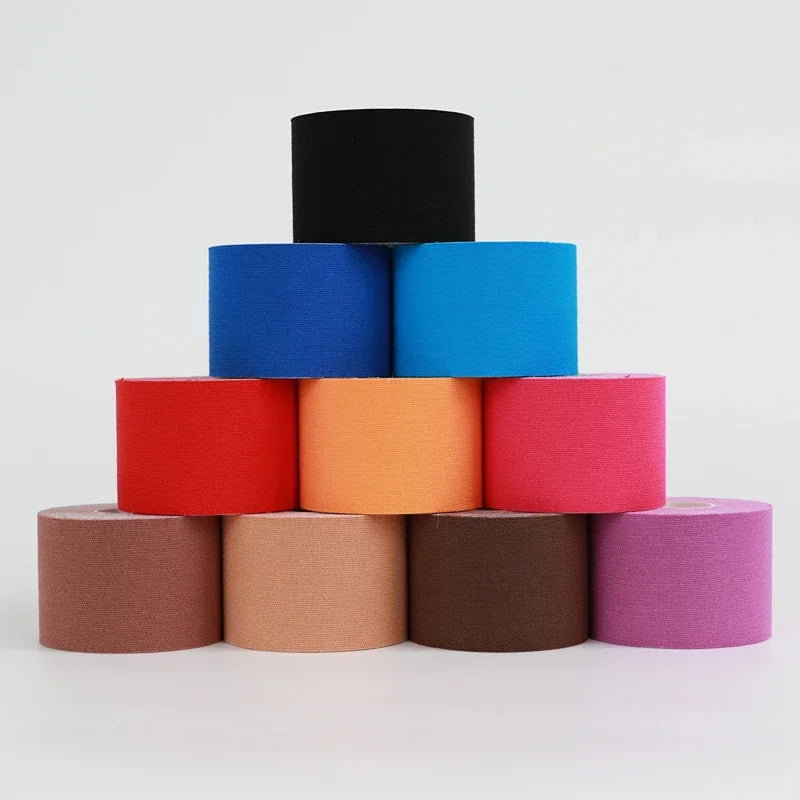 5cmx5m Kinesiology Elastoplast Tape Muscle Bandage Sports Cotton Elastic Adhesive Strain Injury Tape Knee Pain Relief Stickers Zen fit plus