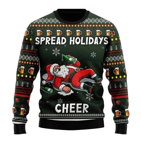 Fashion Beer Ugly Christmas Sweater For Women Clothes Hip Hop Bar Party Men Sweatshirts Casual Male Pullovers Beers Tracksuit Zen Fit Plus