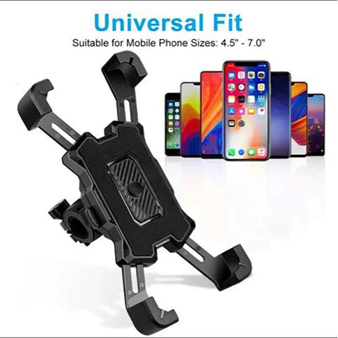 2PCS 360° Rotatable & Adjustable Bike/Motorcycle Phone Mount - Shockproof, Anti-Slip Holder For phone, - Durable Abs Material - Zen Fit Plus