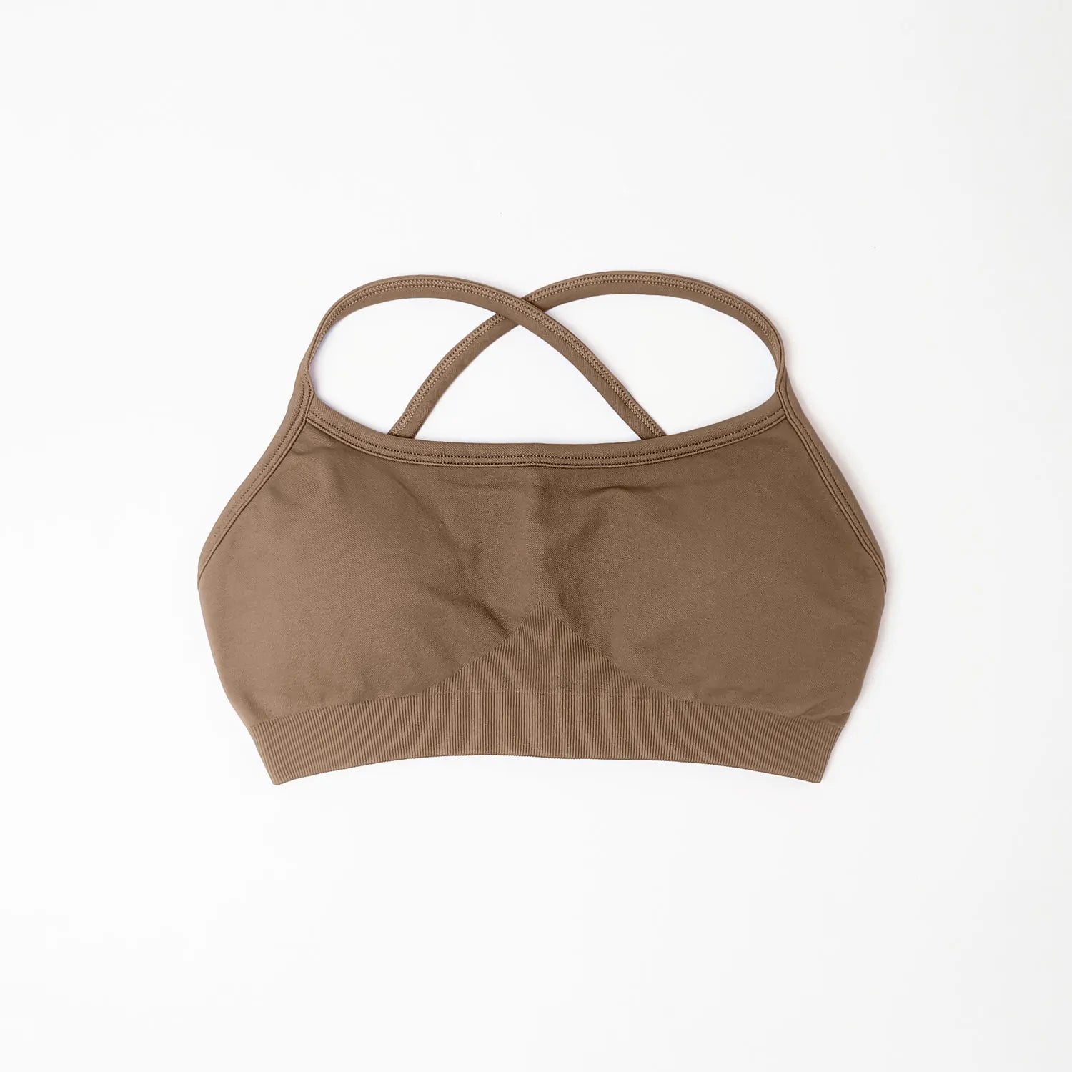 NCLAGEN Sports Bra Seamless Yoga Top Women Fitness Article Gym Active Wear Back Cross Workout Push-up Fitness Running Underwear Zen Fit Plus