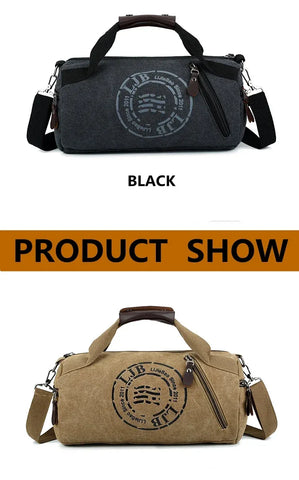 Male Canvas Sport Bag Durable Multifunction Handbag Men Training Gym Bags Women Fitness Shoulder Bag Outdoor Sporting Backpack - Zen Fit Plus