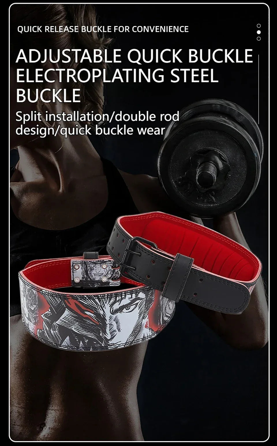 LOOGDEEL Waist Support Belt Lower Back Breathable Fitness Weightlifting Dumbbell Lumbar Waistband Support Sports Belt Women Men - Zen Fit Plus